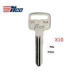 Suzuki Yamaha Motorcycle Key Blank - YAMA-17D / YH34 (Packs of 10)