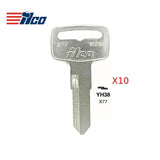 Yamaha Motorcycle Key Blank - YAMA-12D / YH38 (Packs of 10)