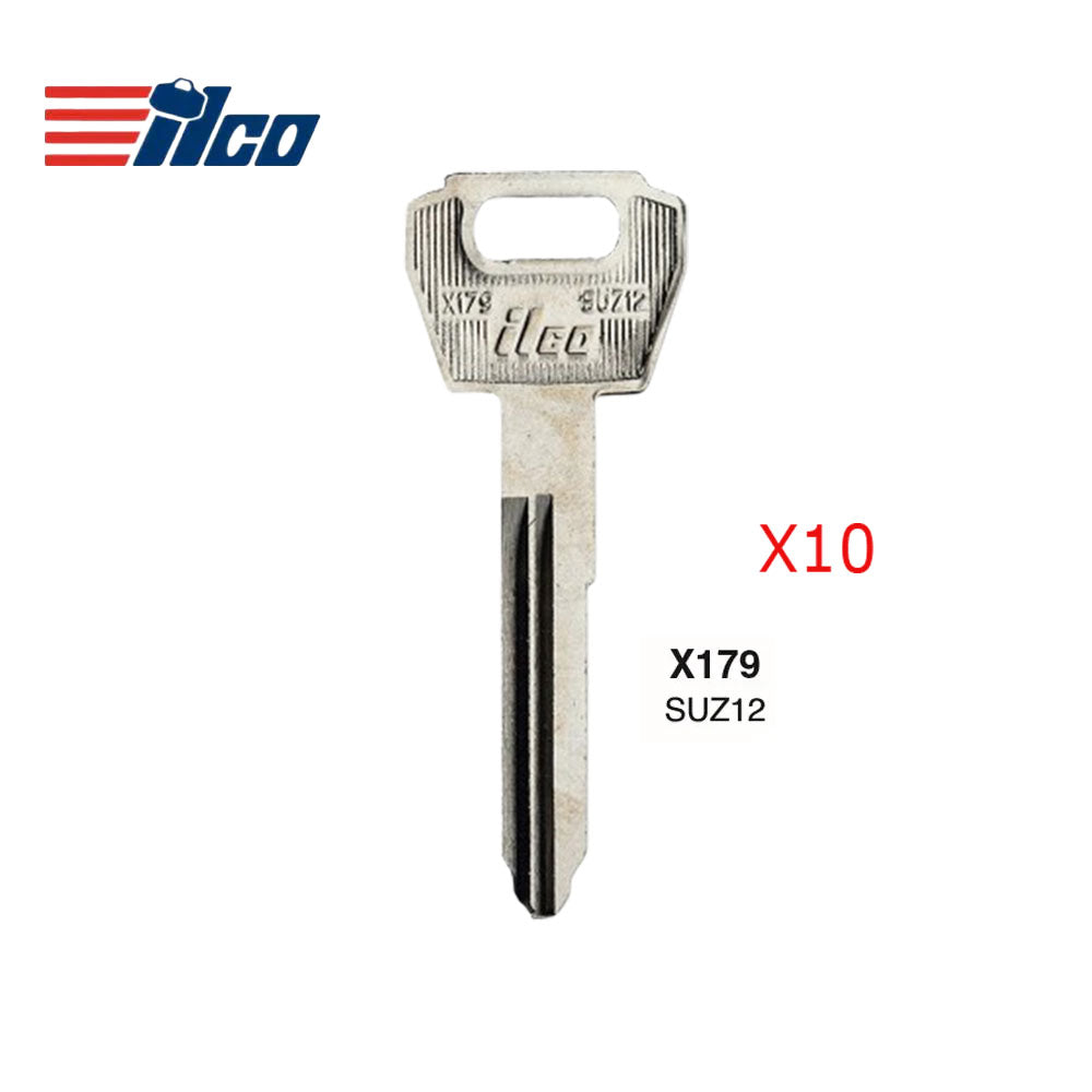 Suzuki Motorcycle Key Blank - SUZU-11D / SUZ12 (Packs of 10)