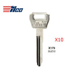 Suzuki Motorcycle Key Blank - SUZU-11D / SUZ12 (Packs of 10)