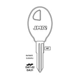 Nissan Infiniti Subaru Key Blank - DA31 / DAT-22