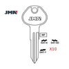 JMA Key Blank / DAT-6 / DA25  for Nissan Infiniti (Packs of 10)