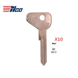 Nissan Key Blank - DAT-5D / MZ12 (Packs of 10)