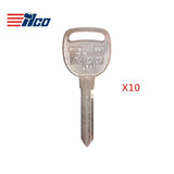Oldsmobile Pontiac Key Blank - GM-35 / B93  (Packs of 10)