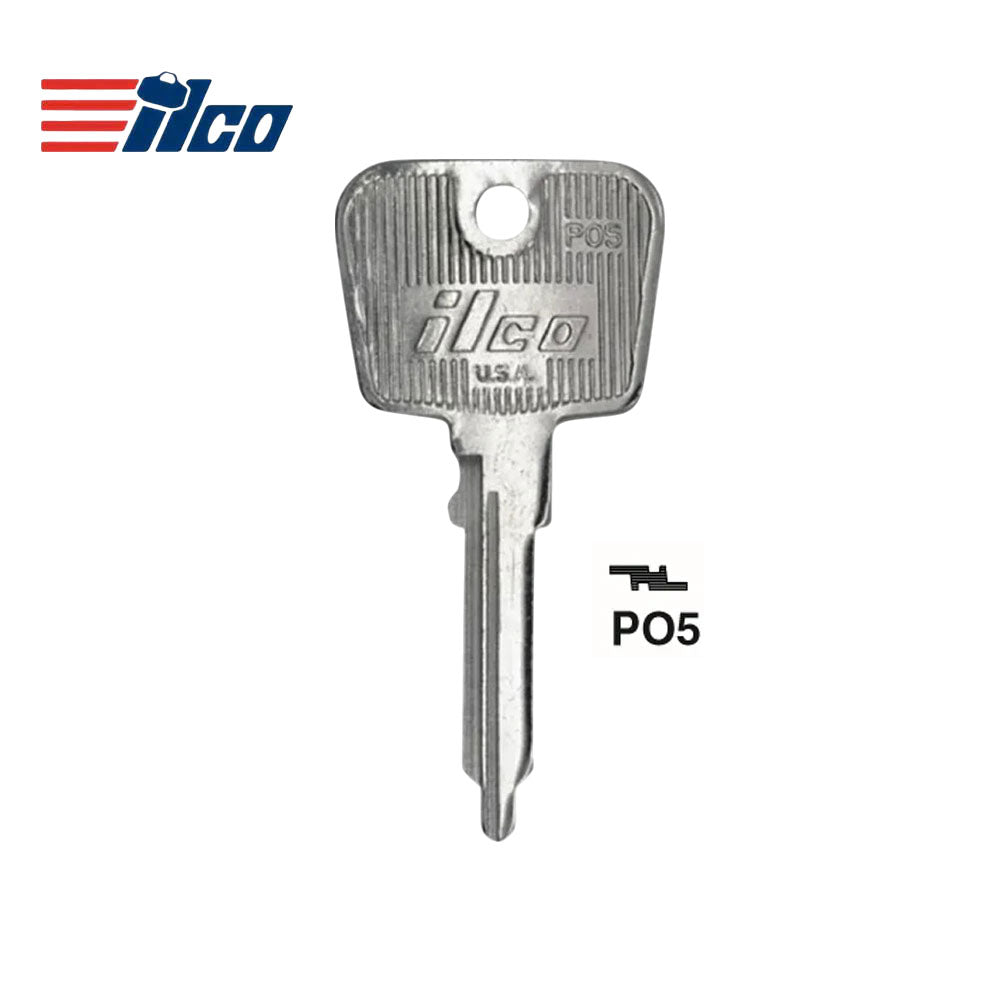 Porsche Key Blank - PO-HC / PO5