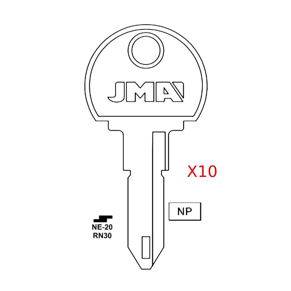 Eagle AMC Renault Key Blank - RN30 / NE-20 (Packs of 10)