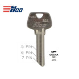 ILCO Commercial & Residential Key Blank for Sargent Locks - SAR-7 / S22