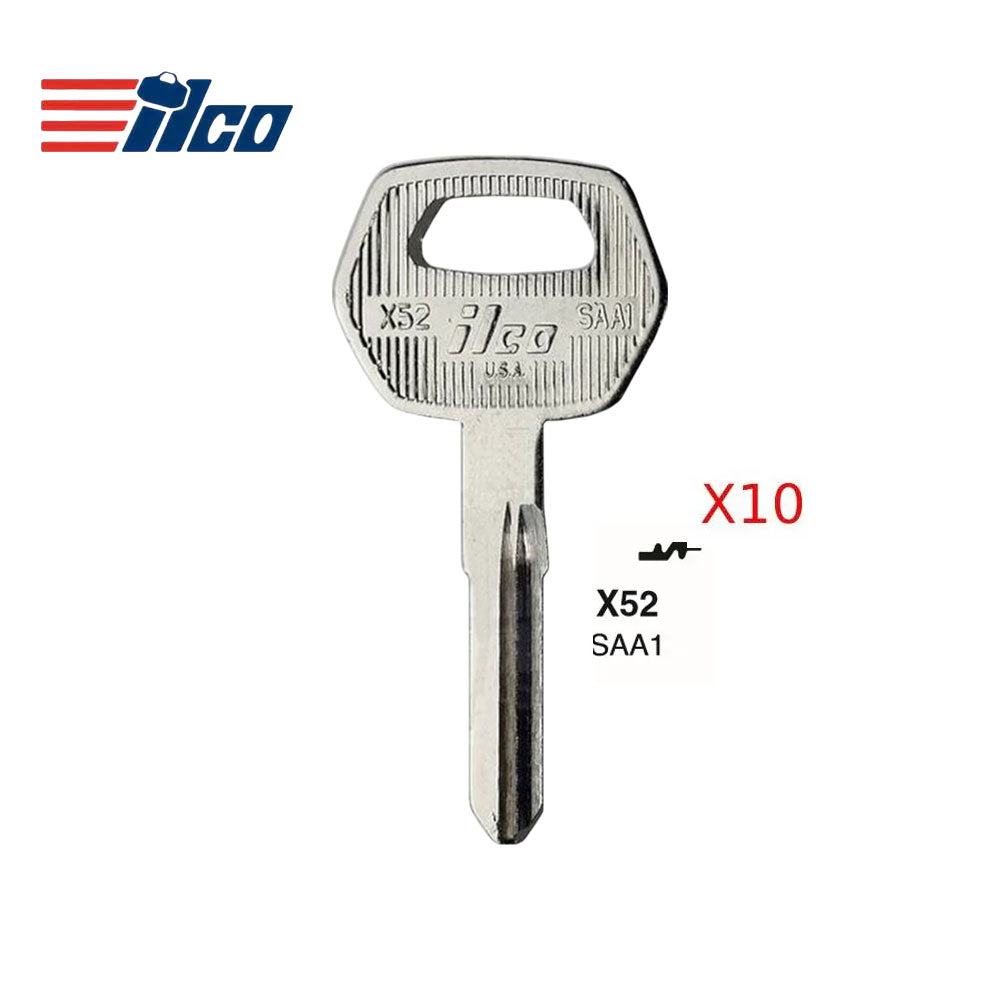 Saab Key Blank - SAA-AC / SAA1 (Packs of 10)