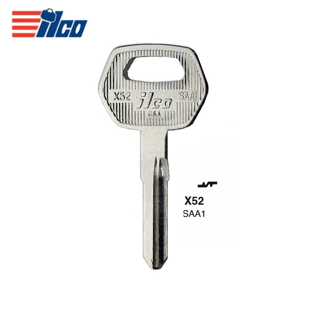 Saab Keycode Saab Key Blank - SAA-AC / SAA1 (Packs of 10) – Locksmith Keyless