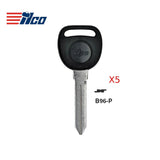 Saturn Double Side Key Blank - GM-40.P / B96-P (Packs of 5)