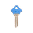 AKS KEYS SC1 Brass Key Blank with Plastic Head