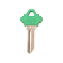AKS KEYS SC1 Brass Key Blank with Plastic Head