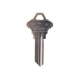 1145 5-Pin Schlage Key Blank - Nickel Plated - SLG-3E-NP / SC1 NP (Packs of 50)