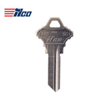 1145 5-Pin Schlage Key Blank - Nickel Plated - SLG-3E-NP / SC1 NP