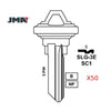 JMA for 1145 5-Pin Schlage Keys - Nickel / SC1 NP- 50 Pack