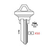 JMA for A1145E 5-Pin Schlage Keys - Brass  / SC8 BR - 50 Pack