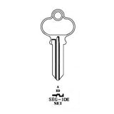 JMA SEG-1DE Key Blank For Segal SE1 - Nickel Plated