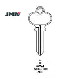 JMA SEG-1DE Key Blank For Segal SE1 - Nickel Plated
