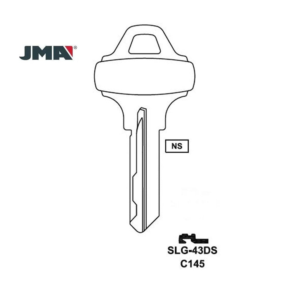 JMA SLG-43DS / SCH / C143 Schlage 6-Pin Brass Key Blank