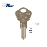 1626 Sentry Safe Commercial & Residencial Key Blank - SEN-2D / SS4 (Packs of 10)