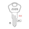 1626 Sentry Safe Commercial & Residencial Key Blank - SS4 / SEN-2D (Packs of 10)
