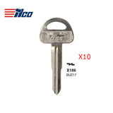 Suzuki Key Blank - SUZU-8 / SUZ17 (Packs of 10)