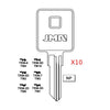 1606 Trimark Key Blank TM6 / TRM-2D (Packs of 10)