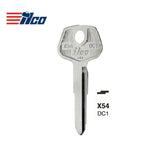 Toyota Key Blank -  TOYO-14 / DC1