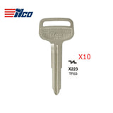 Toyota Key Blank - TOYO-17 / TR53 (Packs of 10)