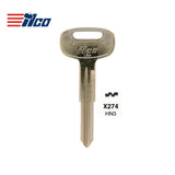 Hino Truck Key Blank - HIN-1 / HN3