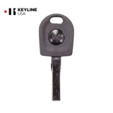 Keyline 1997 - 2001 Mechanical Plastic Head Key For VW / Audi - BHU66-P