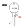 JMA Key Blank  for Volkswagen / VO-2 (Packs of 10)