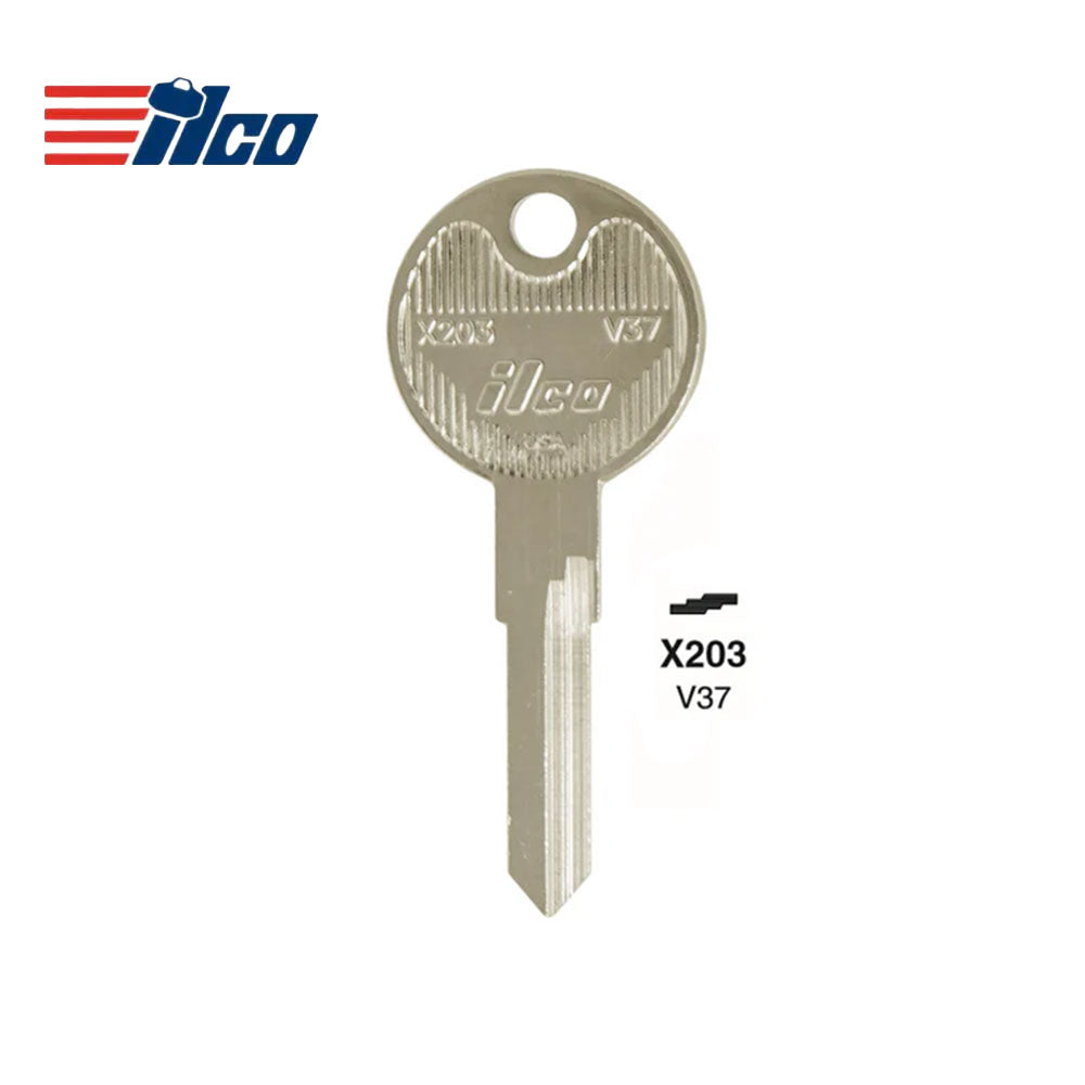 Volkswagen Key Blank - VO-2.P / V37