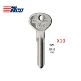 VW Key Blank - VO-N / X110 (Packs of 10)