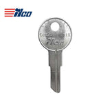 ILCO 01122 -Y11 Yale Cabinet Key Blank Nickel Plated