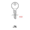 JMA YA-54DE / K1122B / Y103 / IN25 Bargman Yale Key Blank RV Motorhome Key (Pack of 10)