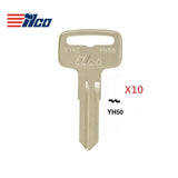 Yamaha Motorcycle Key Blank - YAMA-20I / YH50 (Packs of 10)