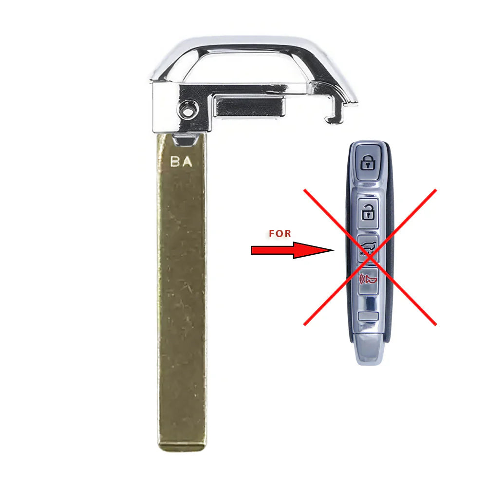 2022 - 2025 Kia Smart Key Uncut Emergency Key Blade - KK12 - 81996-P1060