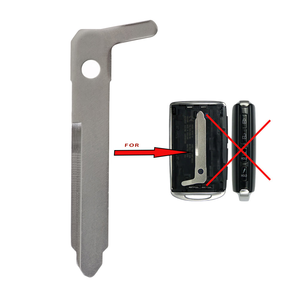 2019 - 2025 Mazda Emergency Key - Left Groove for FCC# WAZSKE11D01