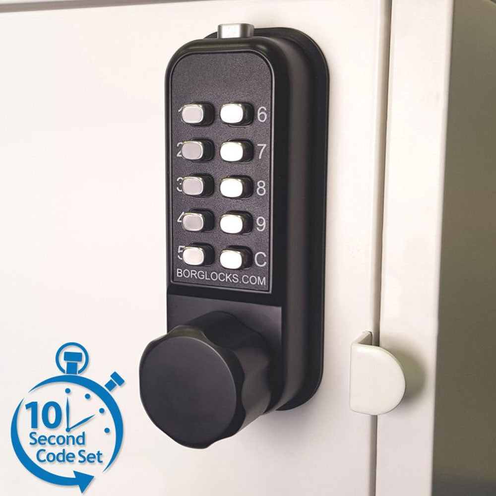 BorgLocks BL1506 Vertical Mini Cabinet Lock with Internal Cam Mechanism