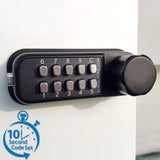 BorgLocks BL1516 Horizontal Mini Cabinet Lock with Internal Cam Mechanism