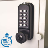BorgLocks BL1706 Vertical Mini Cabinet Lock with Key Override and Internal Cam Mechanism