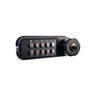 BorgLocks BL1716 Horizontal Mini Cabinet Lock with Key Override and Internal Cam Mechanism