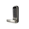 BorgLocks BL2402 ECP Ali Latch Lock - Free Turning Lever Handle Keypad - Inside Lever Handle with optional Holdback and ECP Coding Chamber
