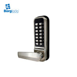 BorgLocks BL2402 ECP Ali Latch Lock - Free Turning Lever Handle Keypad - Inside Lever Handle with optional Holdback and ECP Coding Chamber