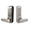 BorgLocks BL2421 ECP Tubular Latch Lock - Back to Back Free Turning Lever Handle Keypads and ECP Coding Chamber