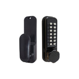BorgLocks BL2601 ECP Tubular Latch Lock - Knurled Knob Keypad - Inside Paddle Handle with Holdback and ECP Coding Chamber