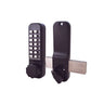 BorgLocks BL2605 ECP Surface Mount Rim Deadbolt Keypad Lock with Knurled Knob Keypad and Inside Rim-Fixed Deadbolt