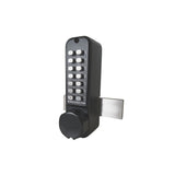 BorgLocks BL2625 ECP Surface Vertical Mount Rim Deadbolt Lock for Outdoor Metal Gate - Marine Grade Protection Finish