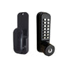BorgLocks BL2701 ECP Tubular Latch Lock with Key Override and Inside Paddle Handle with Holdback